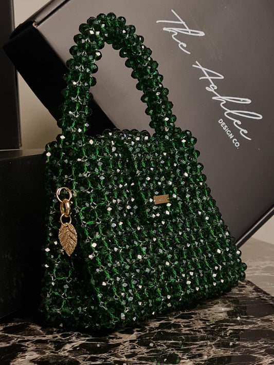 Green Nano Crystal Bag -  Made on pre-order basis (3-4 making days) Nano crystal bag - Green Size : 12*10*8cm Crystal : Glass Sling : Yes Does not fit phone Available without the brand tag* Green Nano Crystal Bag Made on pre-order basis (3-4 making days) Nano crystal bag - Green Size : 12*10*8cm Crystal : Glass Sling : Yes Does not fit phone Available without the brand tag*