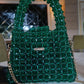 Classic Green Crystal handbag