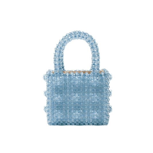 Blue beaded Classic crystal bag -  blue beaded crystal classic Square bag with premium lining perfect for a summer beach vacation to a night our with your girlies Size: 12*12*8 Available on pre-order basis - 6 business days making time In stock: Blue Blue beaded Classic crystal bag blue beaded crystal classic Square bag with premium lining perfect for a summer beach vacation to a night our with your girlies Size: 12*12*8 Available on pre-order basis - 6 business days making time In stock: Blue