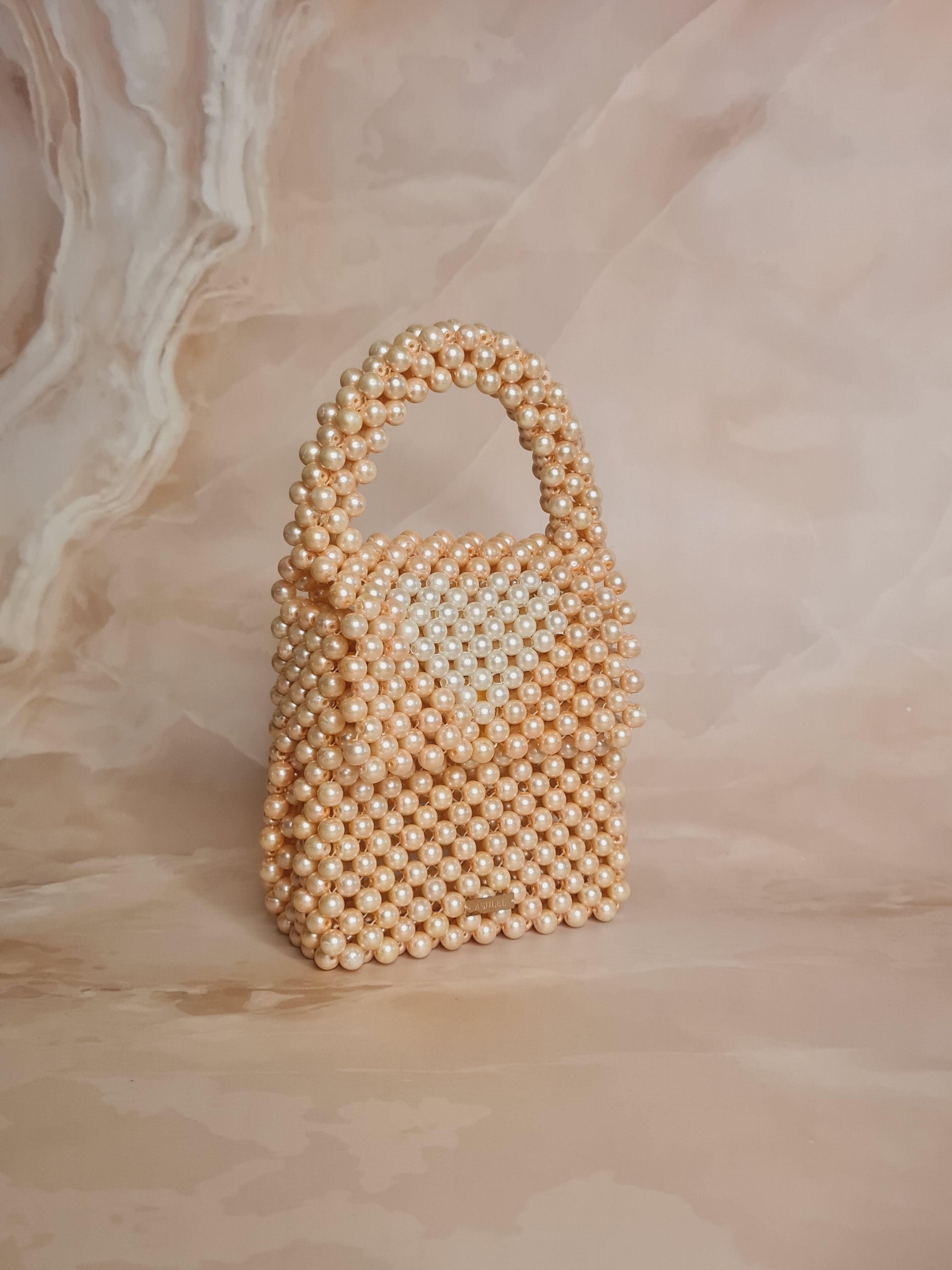 Love - 사랑해요 -  Inspired by Korean drama, Here we launch our Pearl Mini Handbag made of Glass pearls Love - 사랑해요 Inspired by Korean drama, Here we launch our Pearl Mini Handbag made of Glass pearls