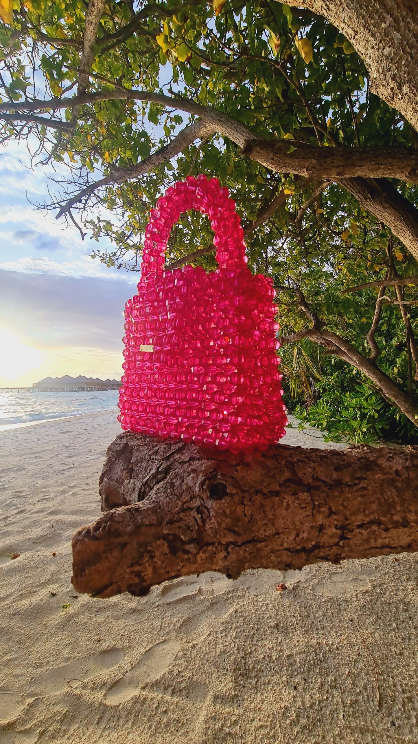 The Pink Grapefruit Handbag -  Size: 6*6*3 inches Sling: No Material : Arcylic & Glass mix Available on pre-order basis - 4 business days making time The Pink Grapefruit Handbag Size: 6*6*3 inches Sling: No Material : Arcylic & Glass mix Available on pre-order basis - 4 business days making time