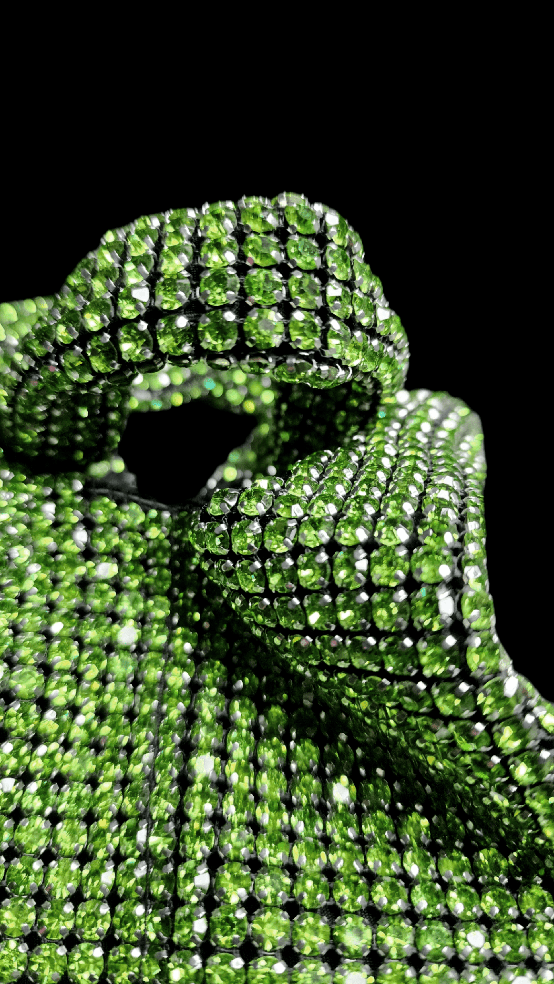 Green Rhinestone Bag -   Green Rhinestone Bag 