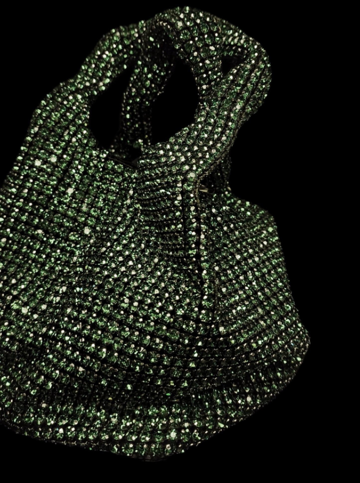 Green Rhinestone Bag -   Green Rhinestone Bag 